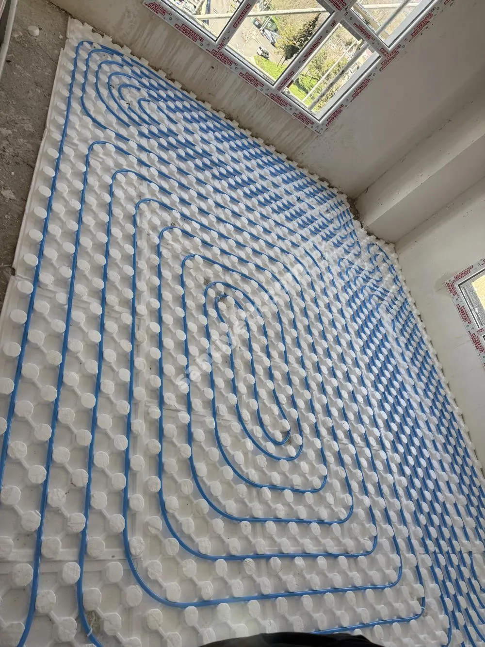 Yerden ısıtma sistemini yapıyoruz