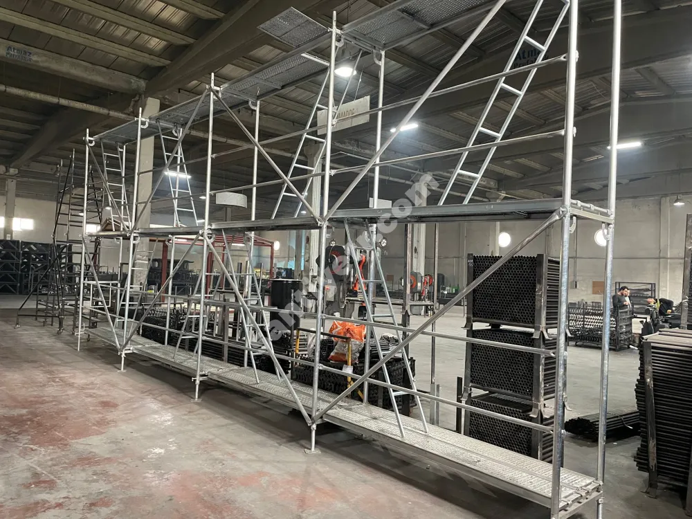 İMALATCIDAN SIFIR SICAK DALDIRMA GALVANİZ 3MM GÜVENLİKLİ ALMAN İSKELESİ TSE TÜV